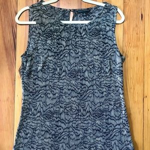 Banana republic crinkle textured sleeveless top